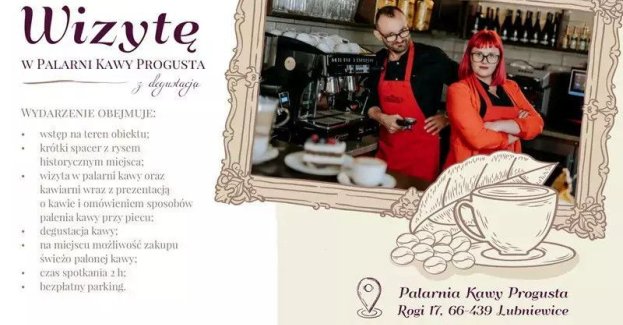 Zapraszamy 10 stycznia 2026 roku do Palarnia Kawy Progusta, Rogi, Rogi 17 (Lubniewice).